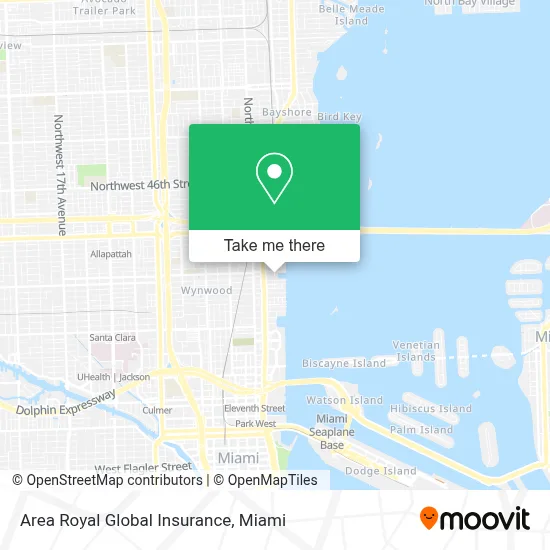 Area Royal Global Insurance map