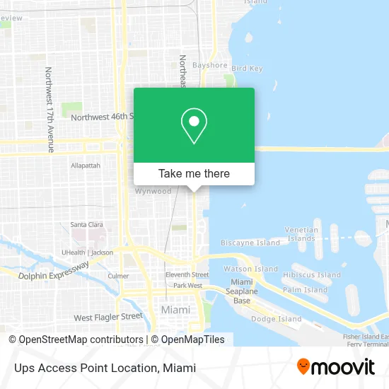 Ups Access Point Location map