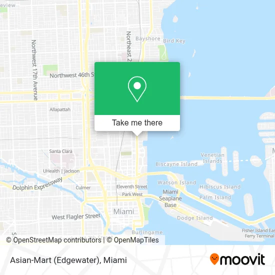 Asian-Mart (Edgewater) map