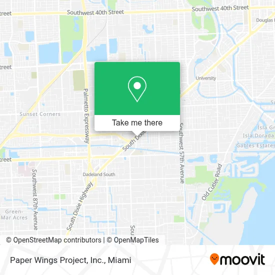 Paper Wings Project, Inc. map