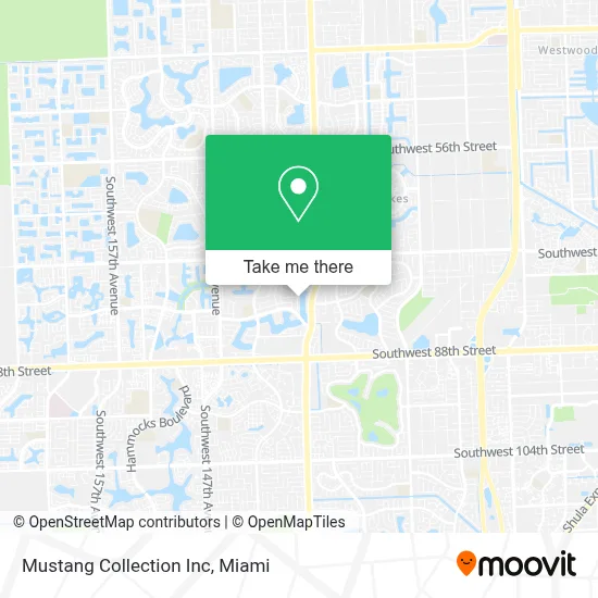 Mustang Collection Inc map
