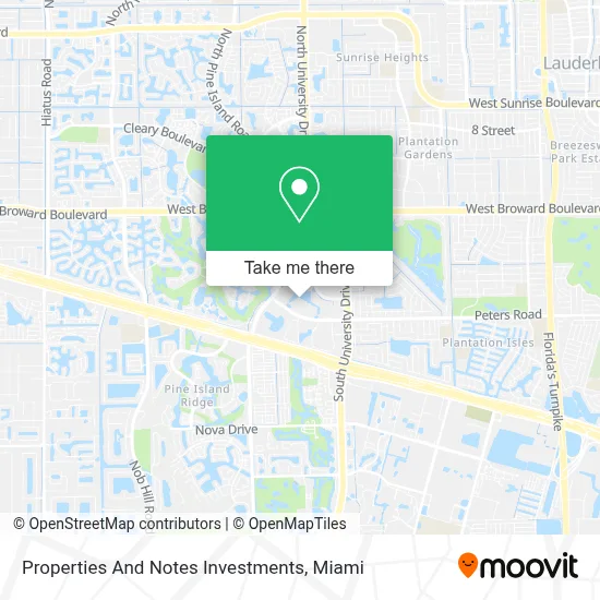 Properties And Notes Investments map