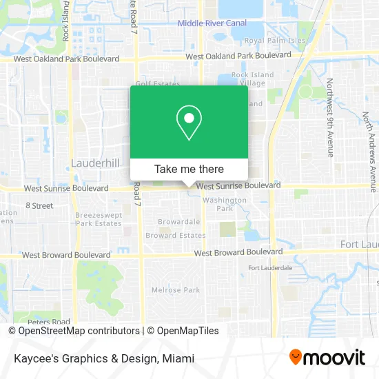 Kaycee's Graphics & Design map