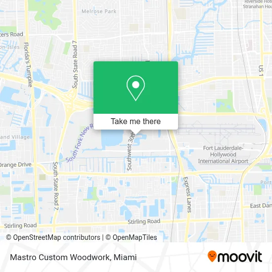 Mastro Custom Woodwork map