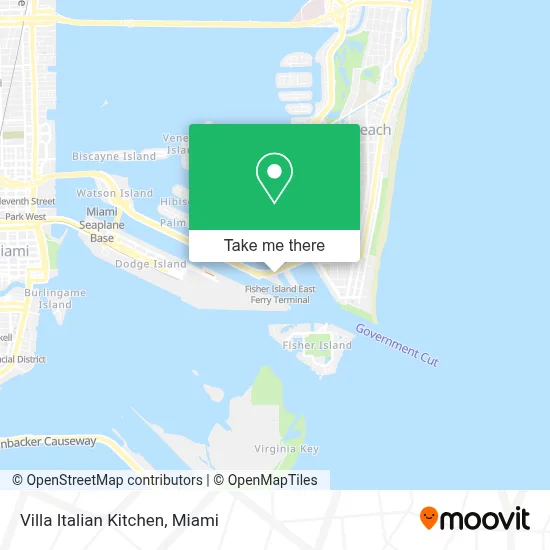 Villa Italian Kitchen map