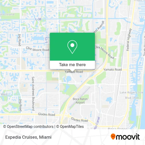 Expedia Cruises map