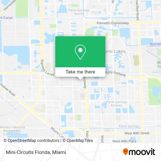 Mini-Circuits Florida map