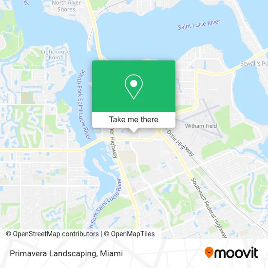 Primavera Landscaping map