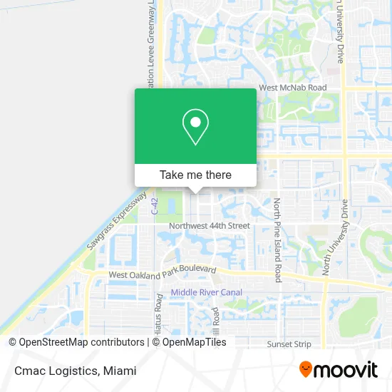 Cmac Logistics map