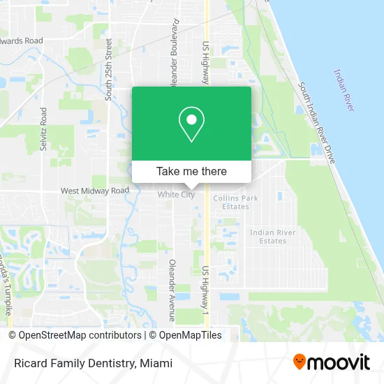 Ricard Family Dentistry map