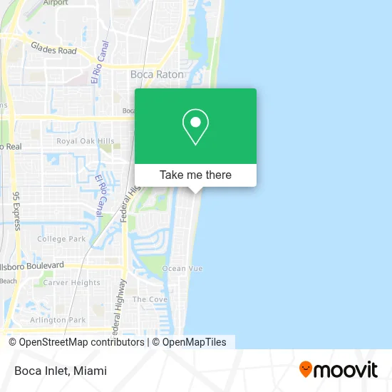 Boca Inlet map