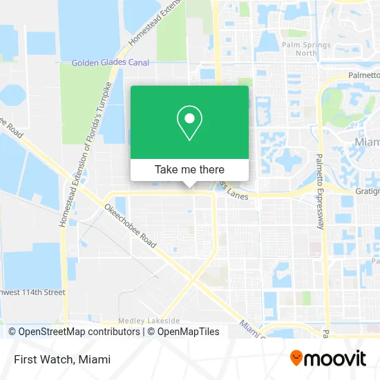 First Watch map