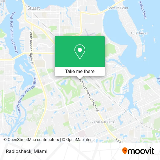 Radioshack map