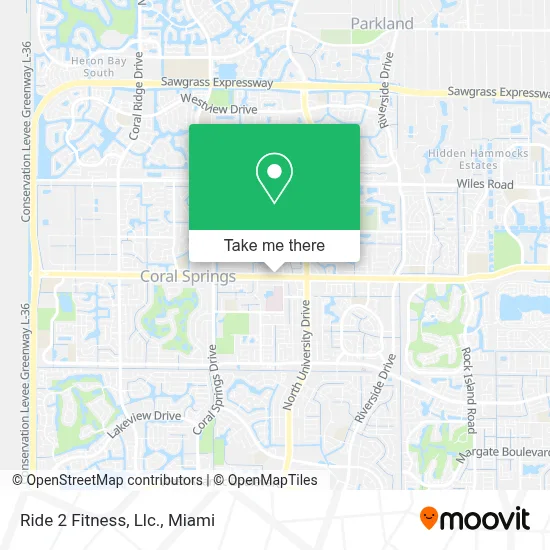 Ride 2 Fitness, Llc. map