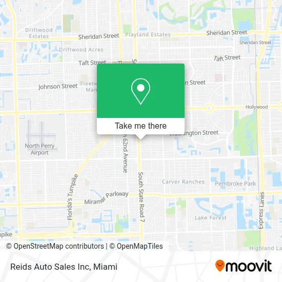 Reids Auto Sales Inc map