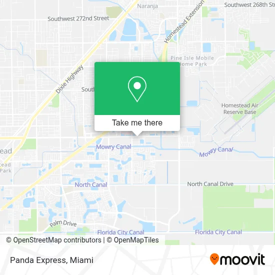 Panda Express map