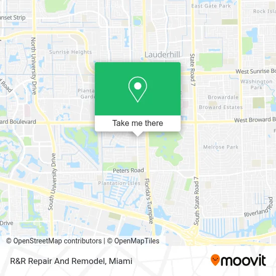 R&R Repair And Remodel map