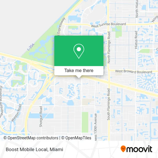 Boost Mobile Local map
