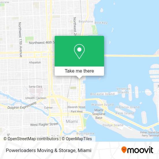 Powerloaders Moving & Storage map