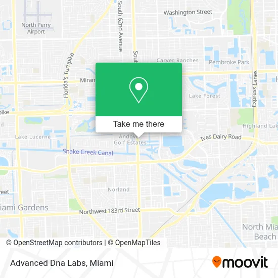 Advanced Dna Labs map