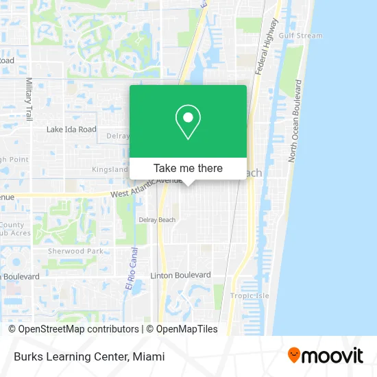 Burks Learning Center map