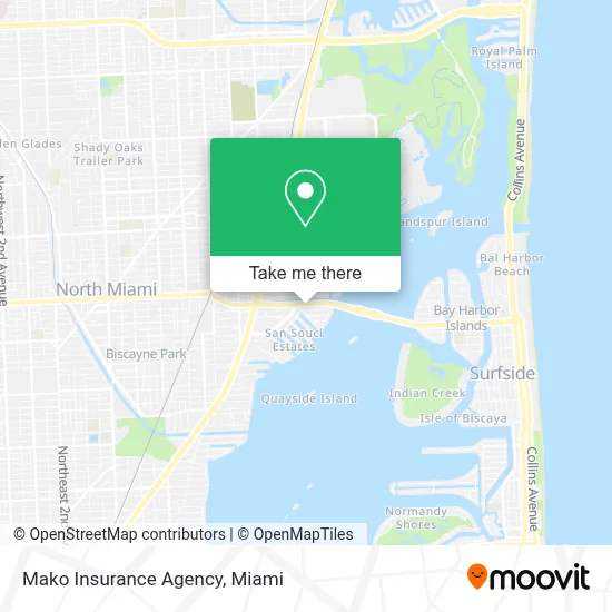 Mako Insurance Agency map