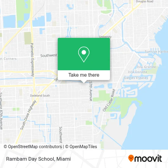 Rambam Day School map