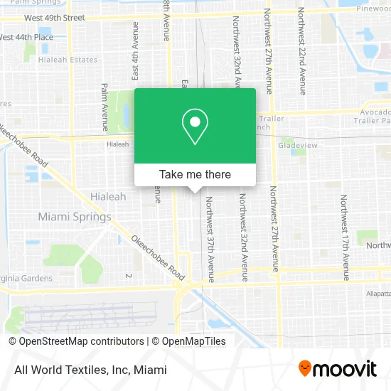 All World Textiles, Inc map