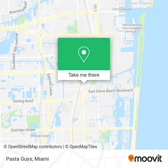 Pasta Guys map