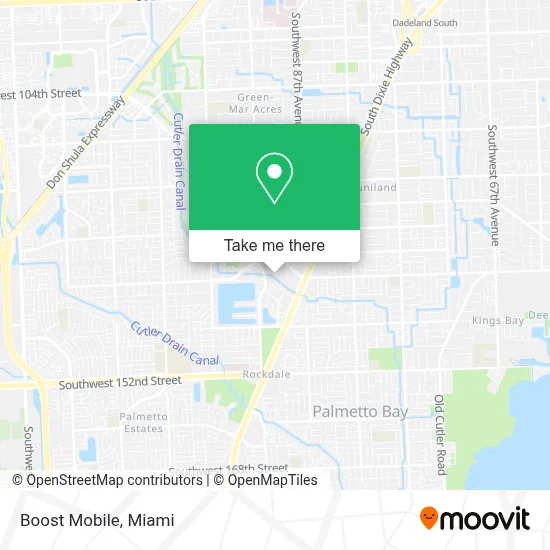 Boost Mobile map