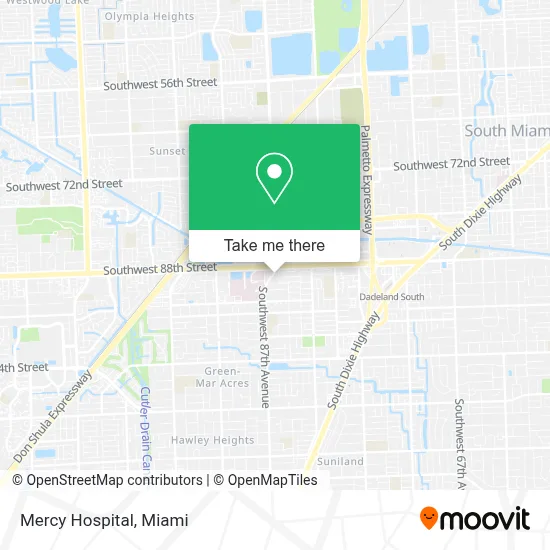 Mercy Hospital map