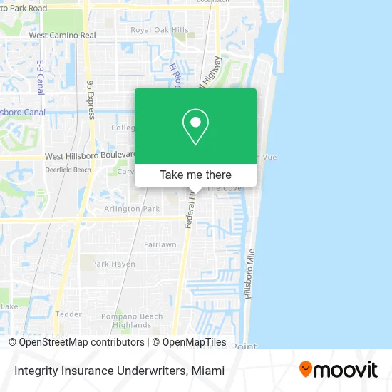 Integrity Insurance Underwriters map