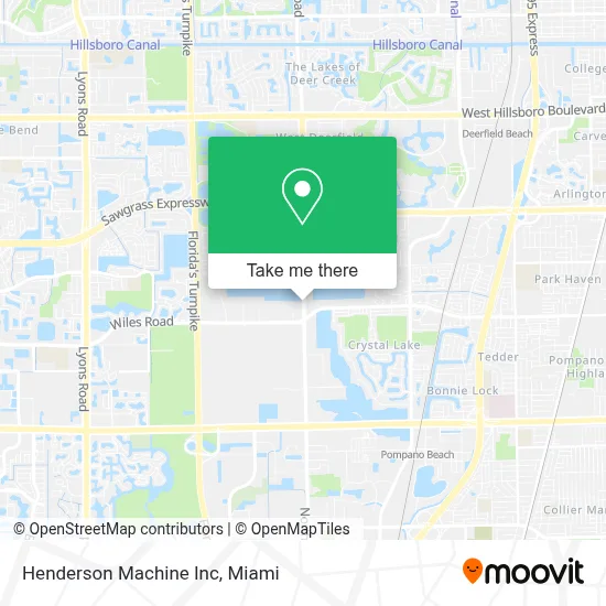 Henderson Machine Inc map