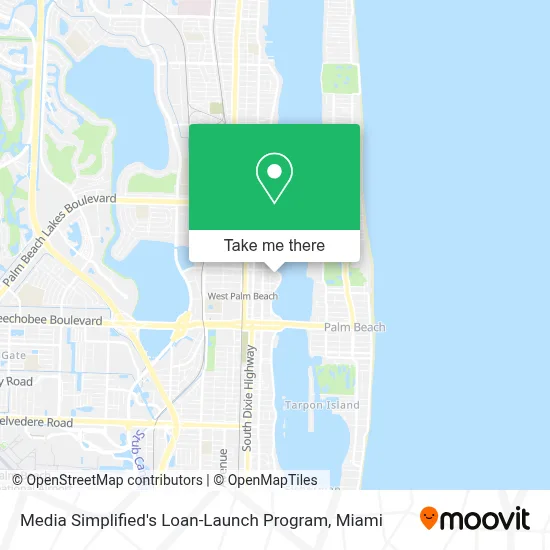 Media Simplified's Loan-Launch Program map