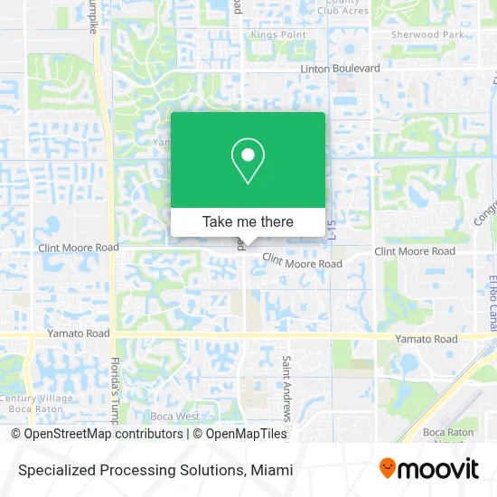 Specialized Processing Solutions map