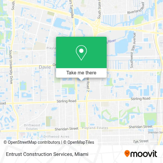 Entrust Construction Services map