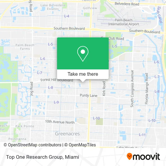 Top One Research Group map