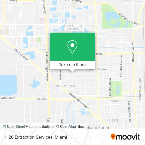 H20 Extraction Services map