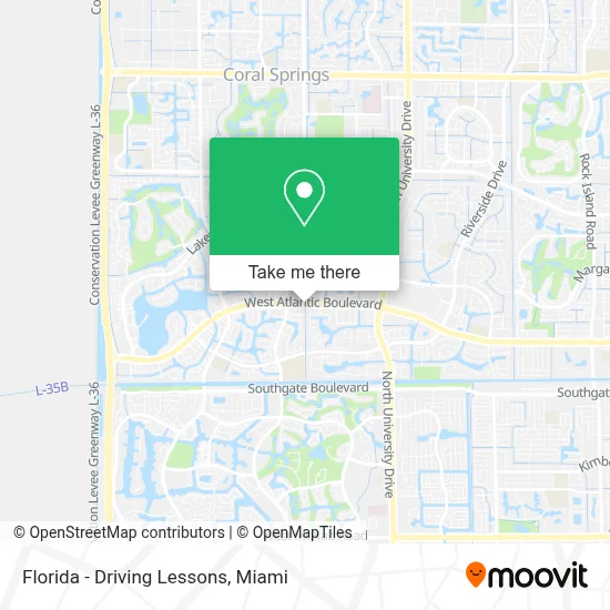 Florida - Driving Lessons map