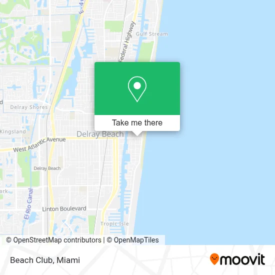 Beach Club map