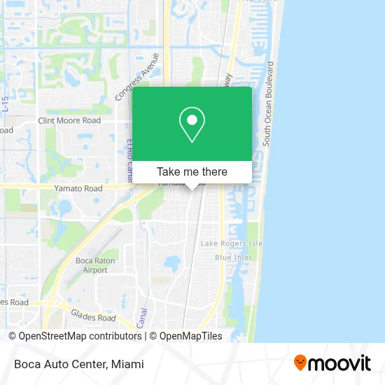 Boca Auto Center map