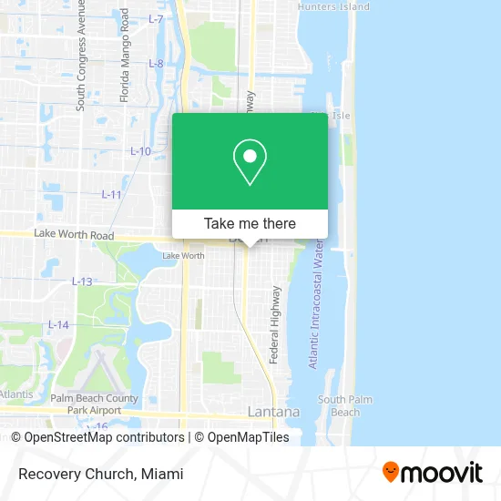 Recovery Church map