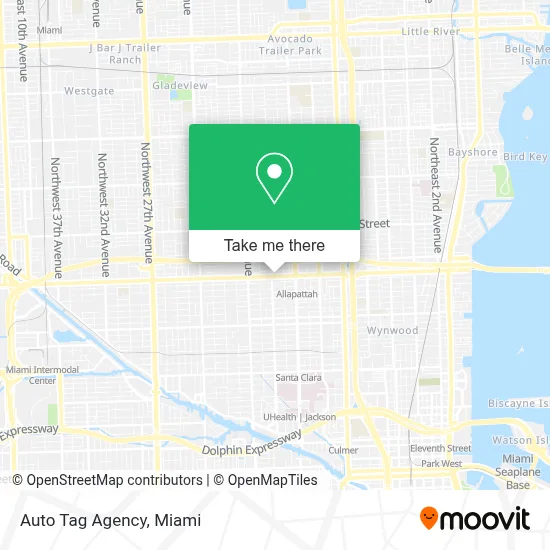 Auto Tag Agency map