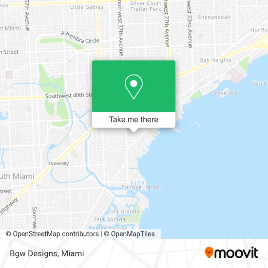 Bgw Designs map