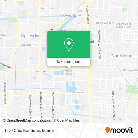 Live Chic Boutique map