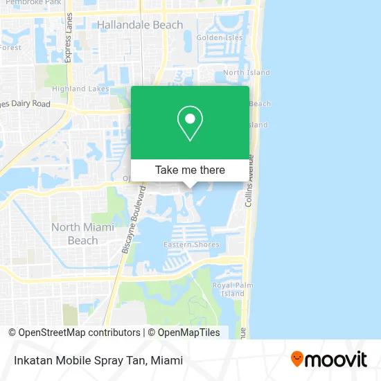Inkatan Mobile Spray Tan map