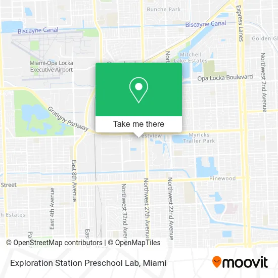 Exploration Station Preschool Lab map