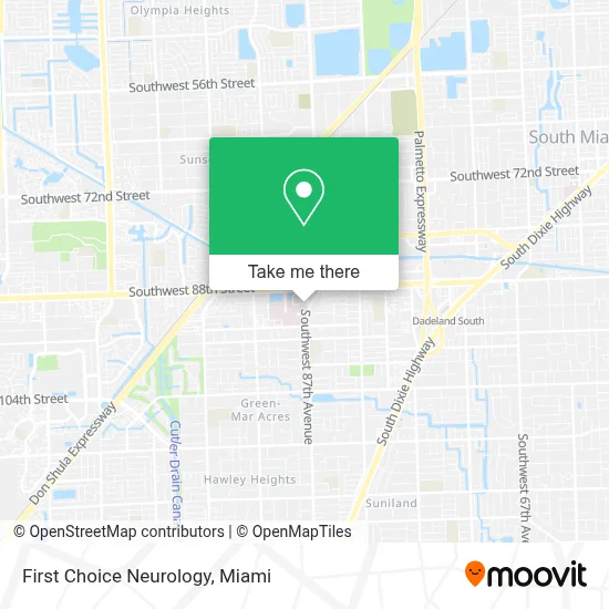 First Choice Neurology map