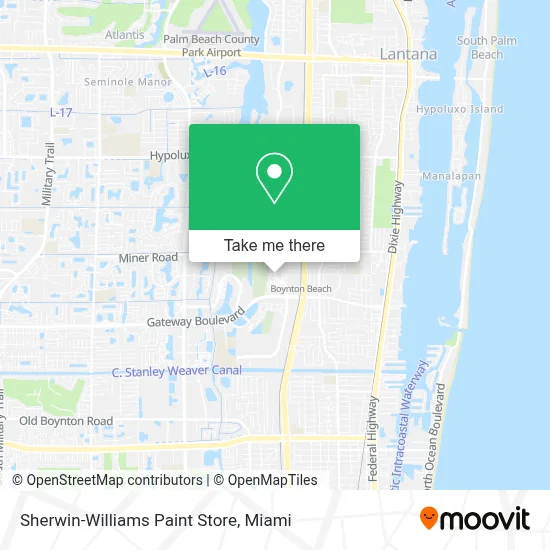Sherwin-Williams Paint Store map