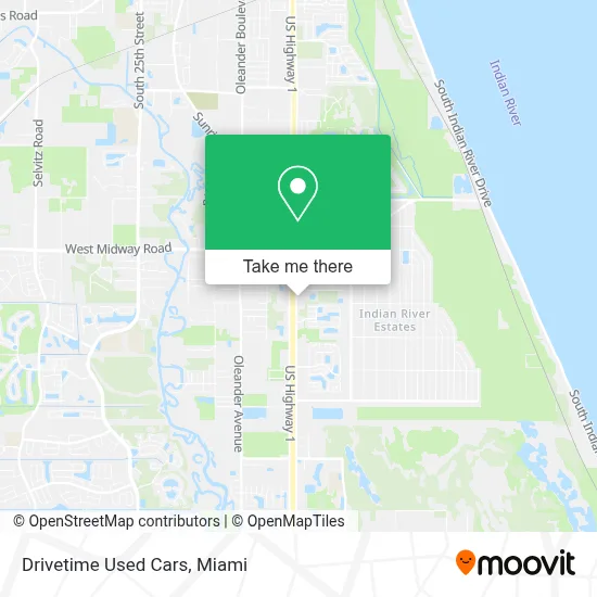 Drivetime Used Cars map